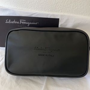 New Salvatore Ferragamo Parfums Travel Pouch Bag